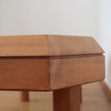 Scandinavian coffee table smoked glass