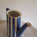 Art deco Faience Sarreguemines coffee maker, FoxTrott model