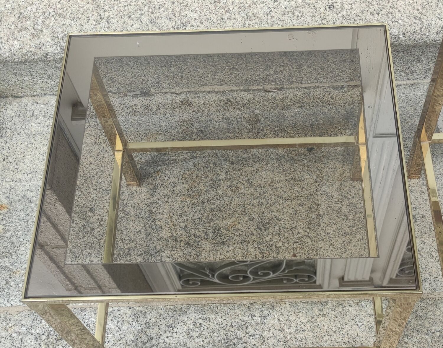 Pair side tables design sofa ends