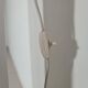 Harvey Guzzini, adjustable desk lamp in white stainless steel, 1960s