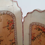 Wood and fabric screen