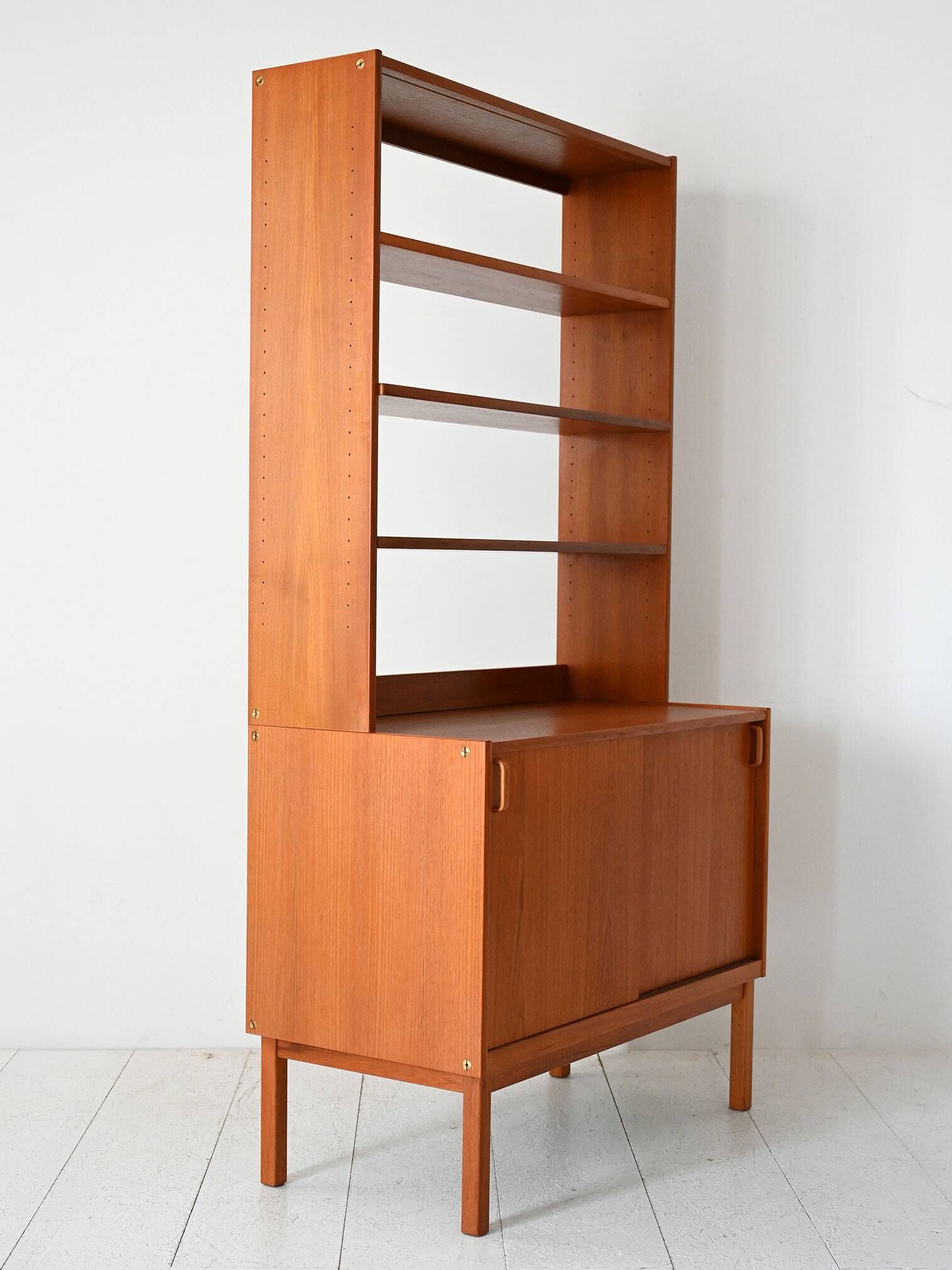 1960s Scandinavian Teak Bookcase by B. Fridhagen for Bodafors