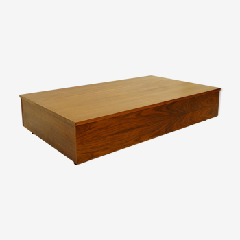 Coffee table with two opening compartments