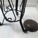 Wrought iron umbrella holder