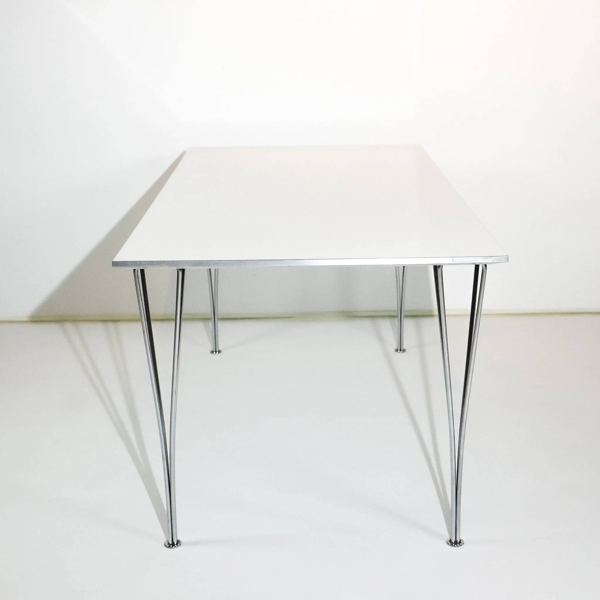 Vintage rectangular dining table by Piet Hein, Bruno Mathsson and Arne Jacobsen for Fritz Hansen, Sweden.
