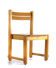 Chaise pour enfants en contreplaqué de style danois scandinave