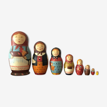 Vintage Russian Matryoshka Dolls