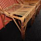 4 vintage wicker and rattan chairs 1970