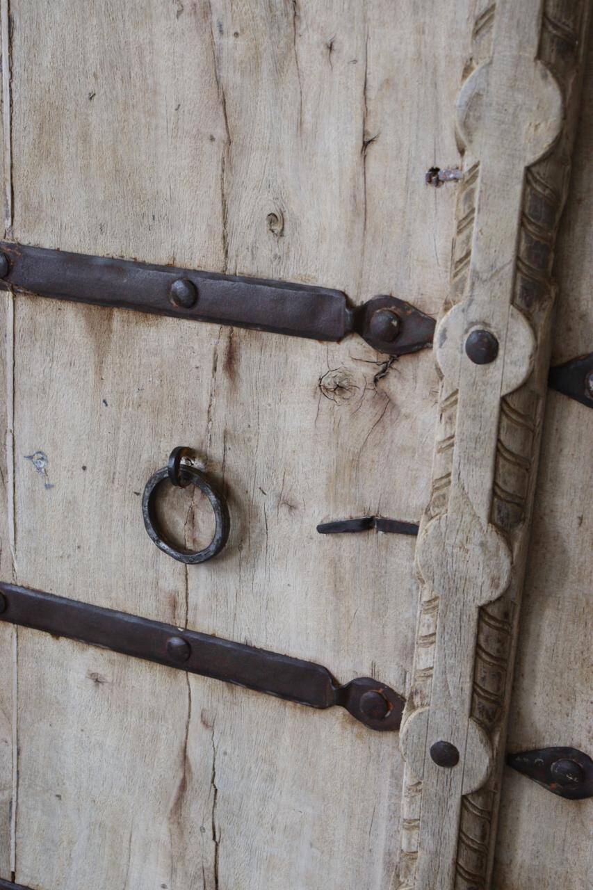Ancient Indian Door in Old Teak