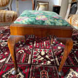 Tabouret en bois Chippendale XIXe
