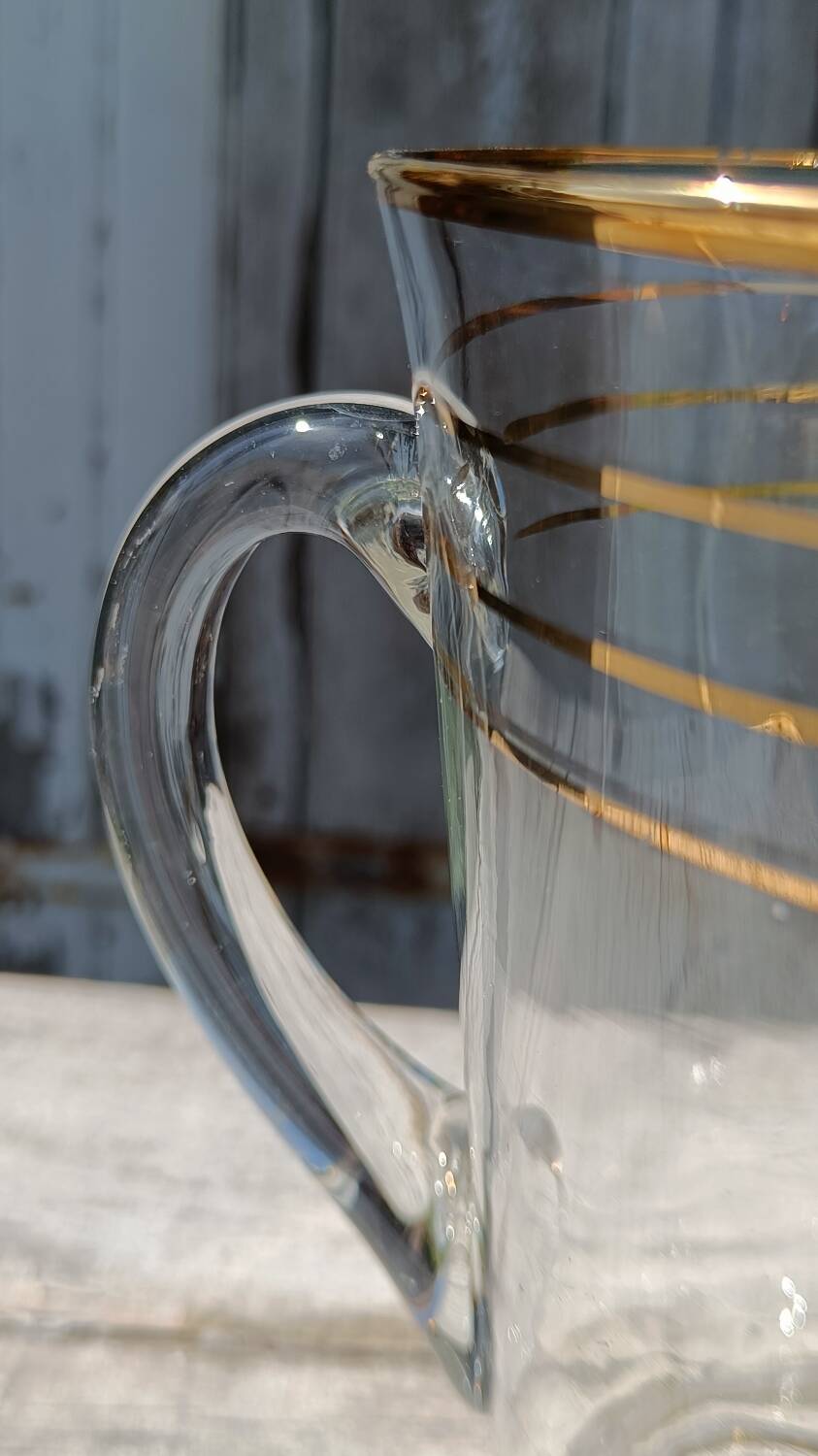 Carafe Art Déco en verre