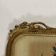 Cross-stitch tapestry in a Louis XVI style frame from around 1900.