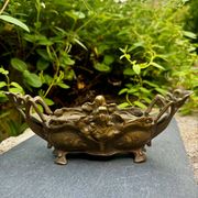 Brass planter Art Nouveau Jugendstil