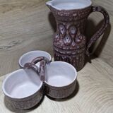 Austruy pitcher and dish set