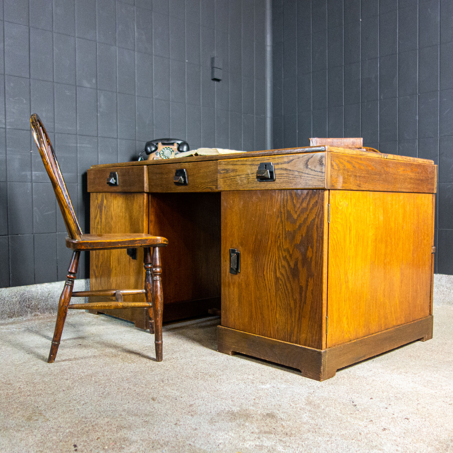 Art deco double desk 1930