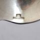 Art Deco SAIGON table cutlery in silver metal ALFENIDE by CHRISTOFLE 20.5cm
