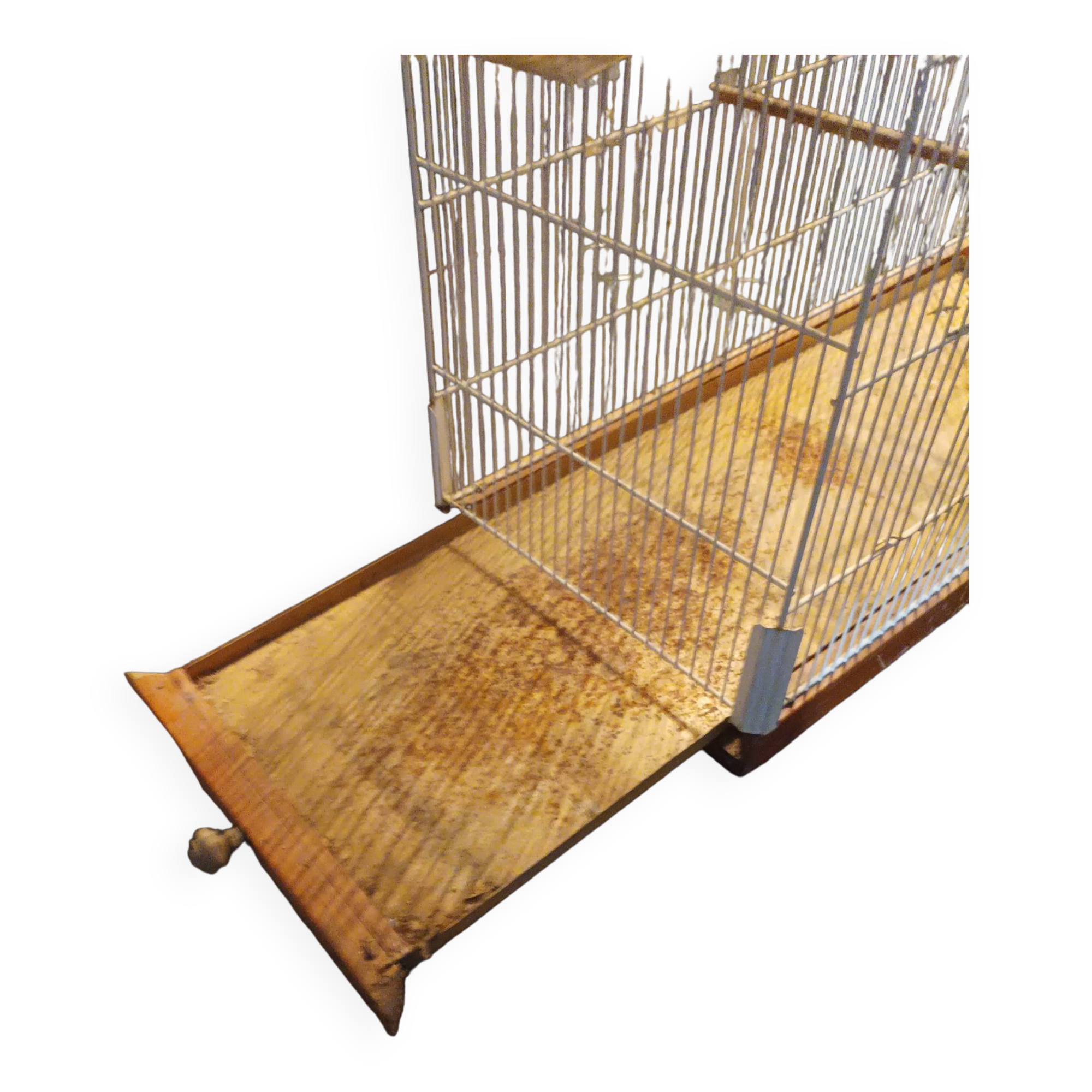 Large old restored bird cage
