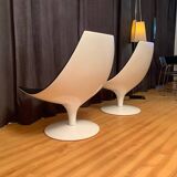 A pair of Moon armchairs by Pietro Arosio, Tacchini, Italy