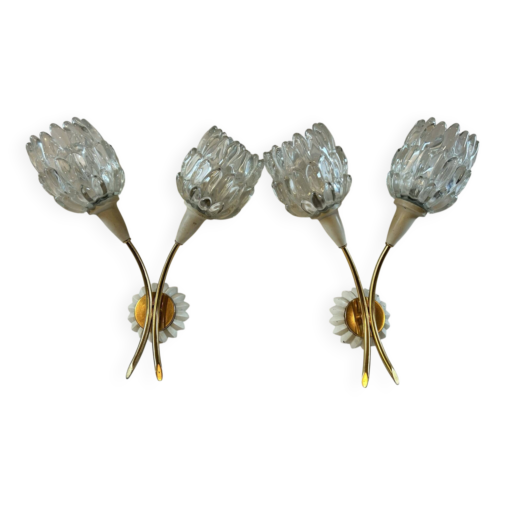 Pair of Hollywood Regency wall sconces