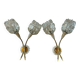 Pair of Hollywood Regency wall sconces