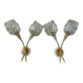 Pair of Hollywood Regency wall sconces