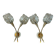Pair of Hollywood Regency wall sconces