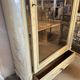 Armoire peinte Style Louis XVI-Directoire , 1 porte vitrée