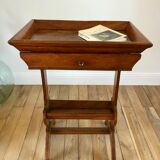 Bedside table / side cabinet in oak late nineteenth century