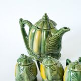 Slush tea service consisting of a small teapot and 6 mini cups with lid model "