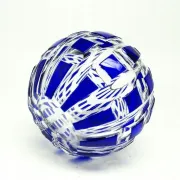 Vase Art Déco par VEB Bleikristall