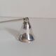 Silver metal candle snuffer