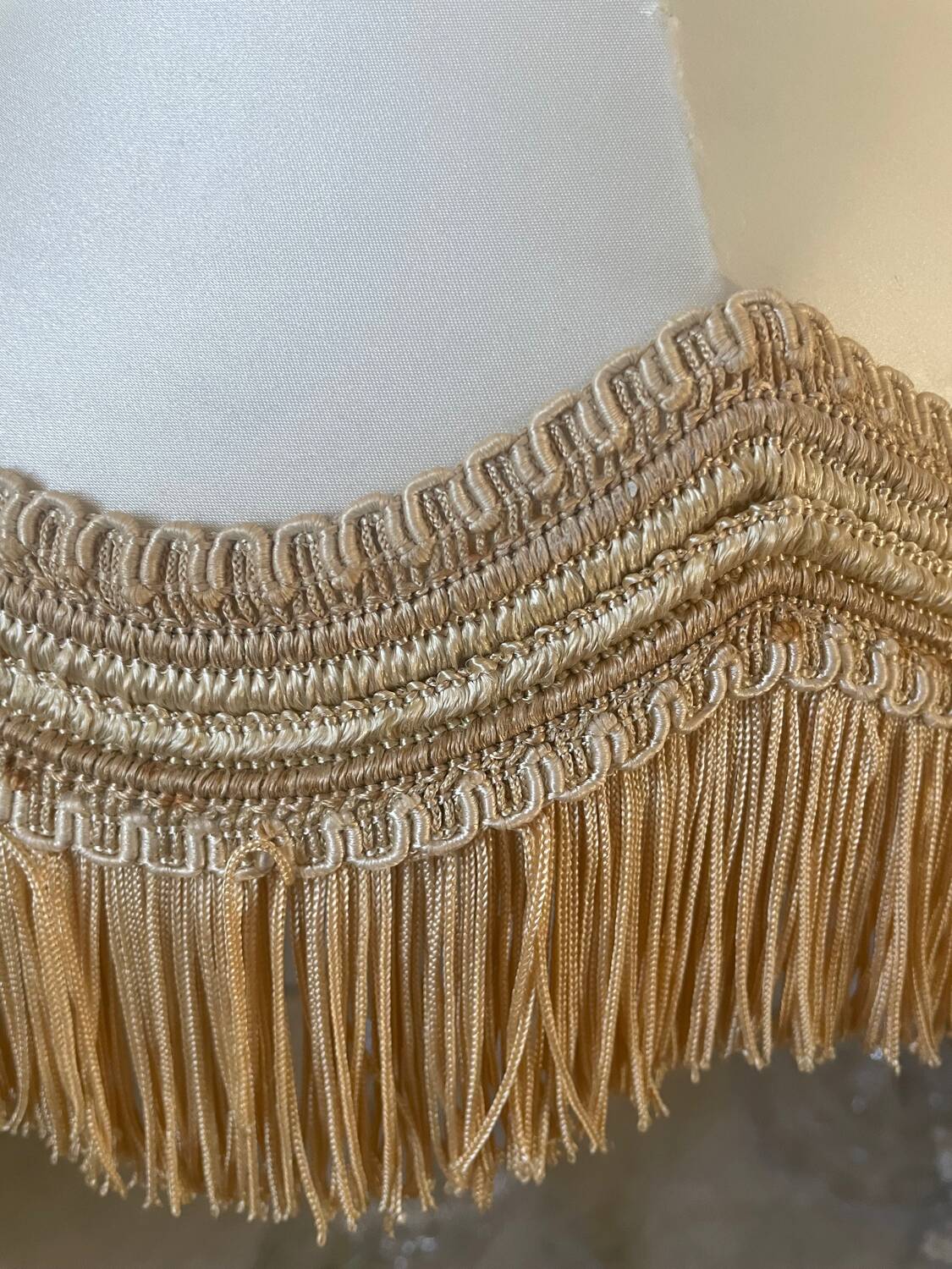 Vintage fringe lampshade