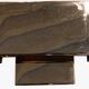French-origin wall light, made of stainless steel.