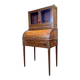 Louis XVI/18th century mahogany roll-top desk forming a display case
