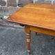 Table de ferme alsacienne 225 cm sapin teinte Merisier