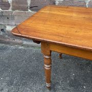 Large Alsatian farmhouse table 225 cm fir shade Merisier
