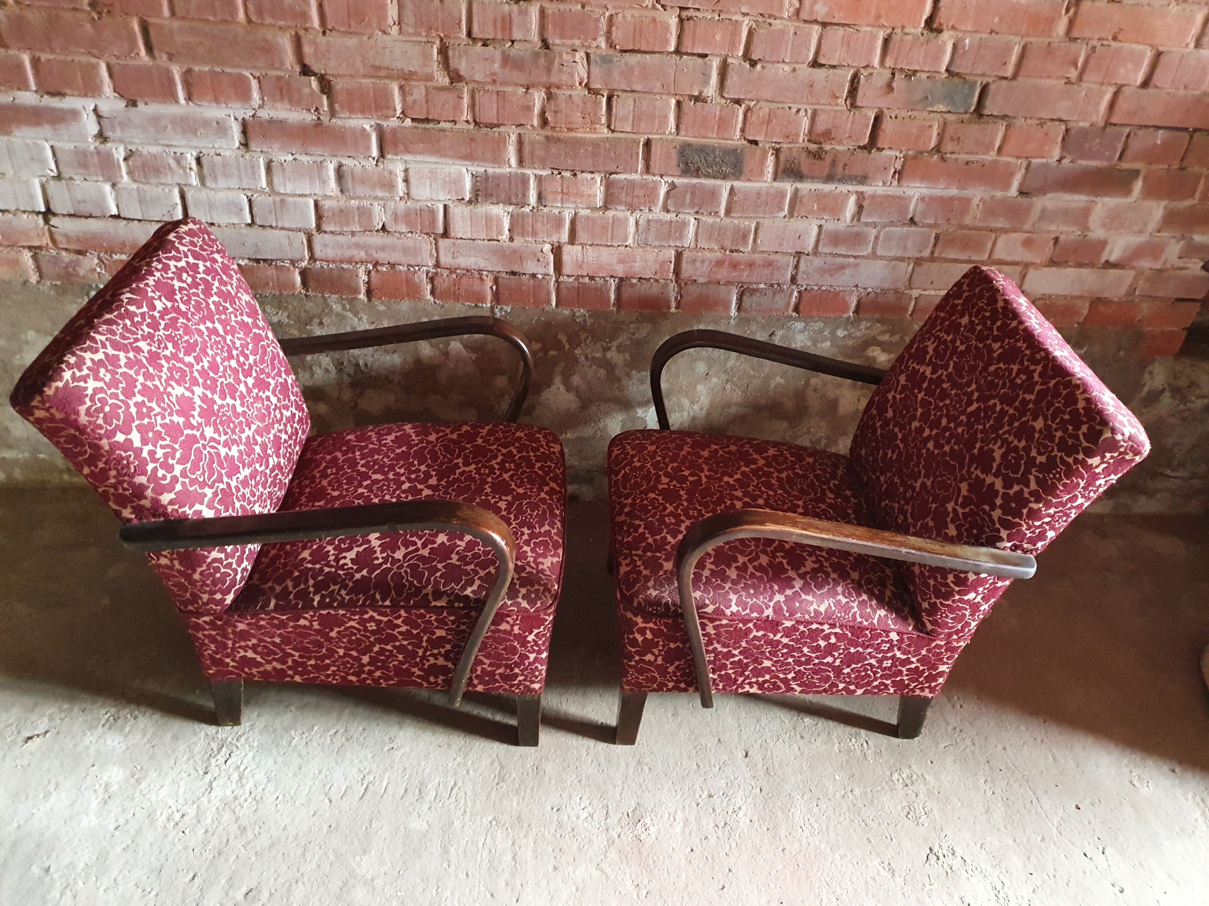 Paire de fauteuils 1950