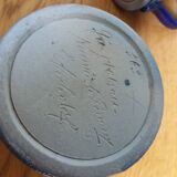 Mug cup in Alsace Betschdorf sandstone signed Krumeich Remmy