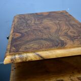 1935s pair of rare art deco bedside tables, Czechoslovakia