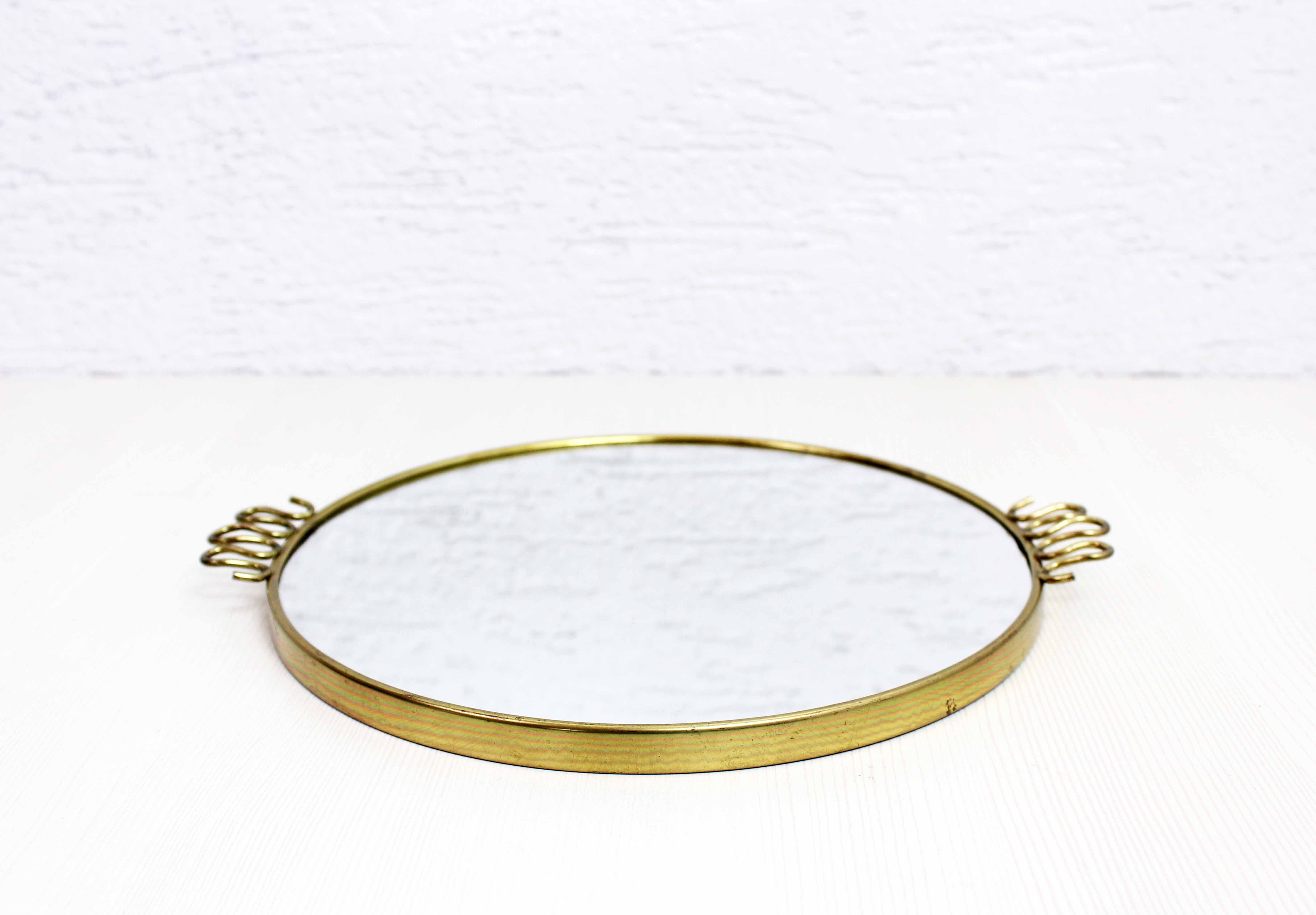 Vintage mirror tray