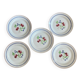 Assiettes dessert bagatelle Luneville KG