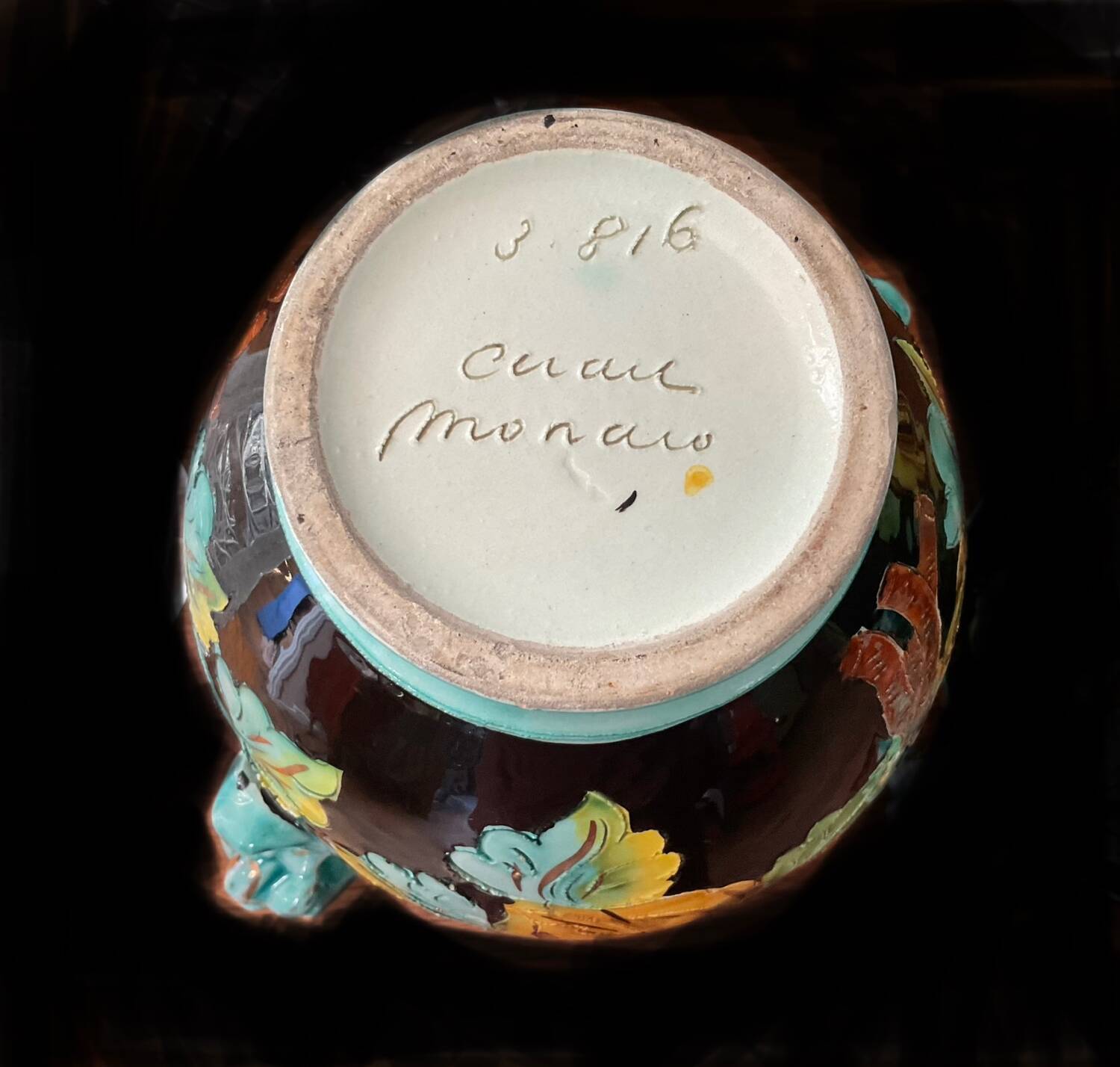 Two ceramic vases from Monaco 1950s