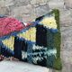 Beautiful vintage Berber Kilim cushion from Morocco