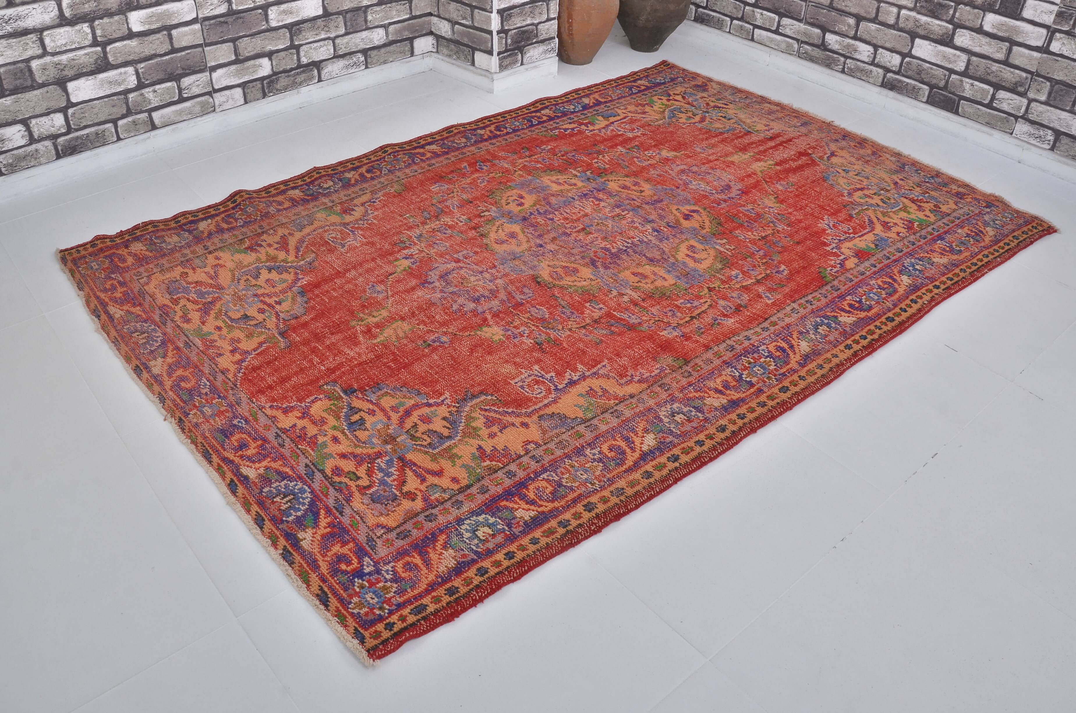 Vintage Turkish Antique Red Rug sku 2328