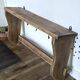 ETAGERE Vintage 5 Crochets BOIS Brut
