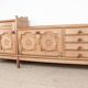 French enfilade in solid oak by Guillerme and Chambron 1960.