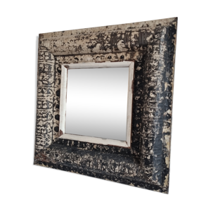 miroir vintage bois et