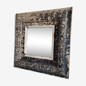 Vintage mirror wood and metal