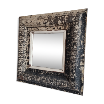 Vintage mirror wood and metal