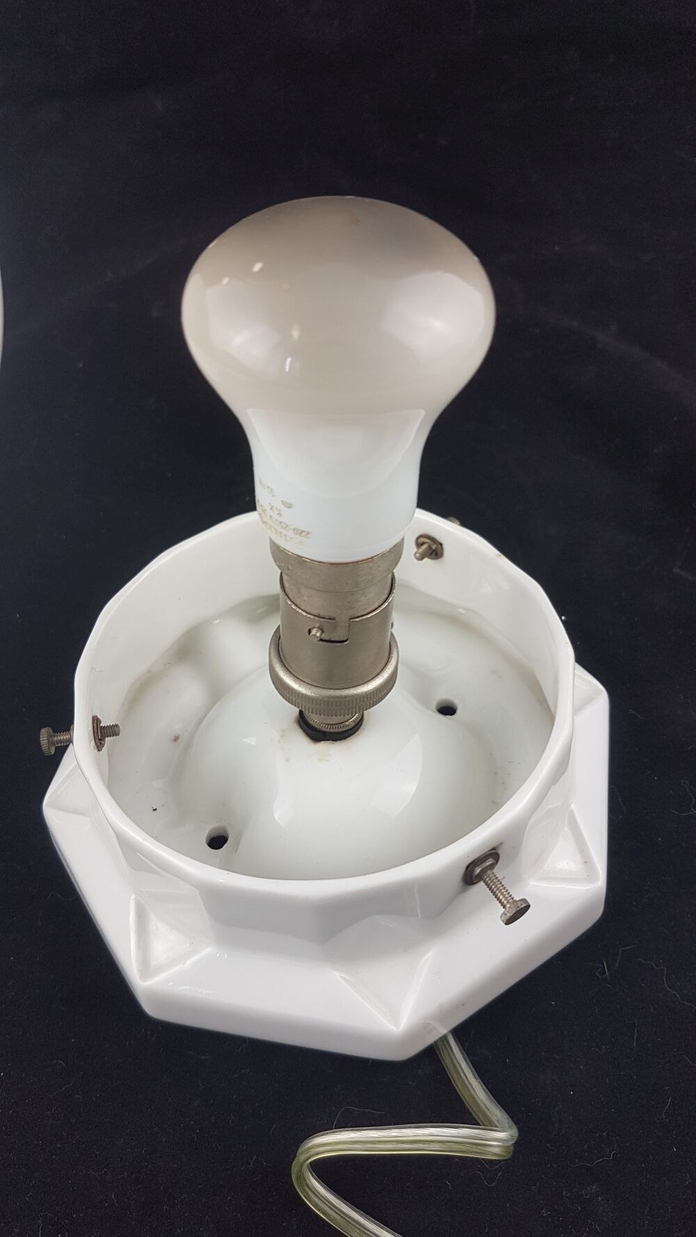 Ceramic art deco ceiling light